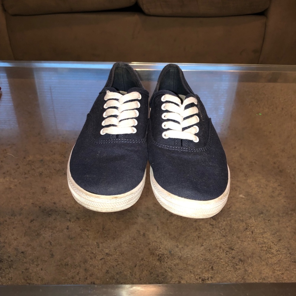 Navy blue shoes